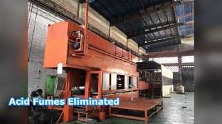 एसिड धूआं सील कमरा और स्क्रबर