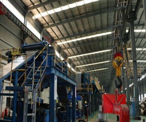 अनुकूलन क्षमता के साथ विश्वसनीय गर्म डुबकी गैल्वेनाइजिंग मशीन